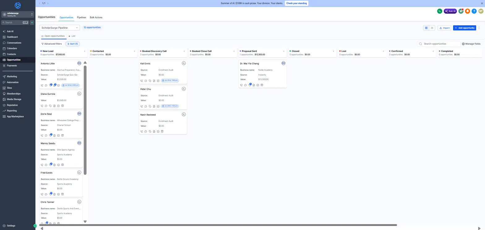 AI booking bot
